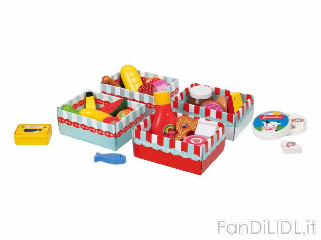 Gioco cassa, bilancia o cassetta alimentare in legno , le prix 9.99 &#8364; ...