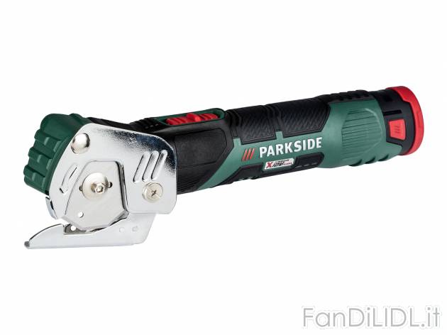 Taglierina multifunzione ricaricabile Parkside, le prix 39.99 € 
- Lama autoaffilante
- ...