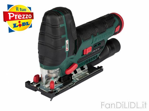 Seghetto a pendolo ricaricabile Parkside, le prix 29.99 € 
- Caricabatteria per ...