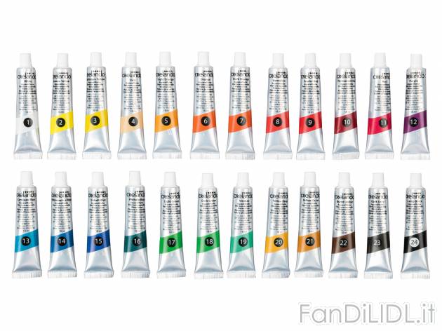 Colori acrilici, ad olio o acquerelli Crelando, le prix 4.99 &#8364; 
- Colori ...