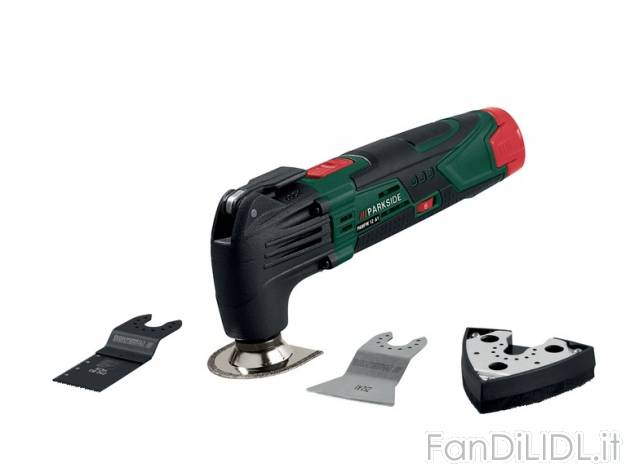 Elettroutensile multiuso ricaricabile Parkside, prezzo 39,99 &#8364; per Alla ...