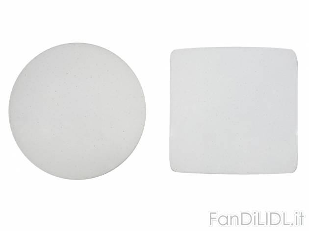 Lampada LED da soffitto o da parete Livarno Lux, le prix 9.99 &#8364; 
- Materiale ...