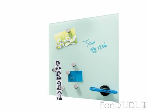 Set lavagna magnetica in vetro United Office, prezzo 9,99 &#8364; per Al set ...