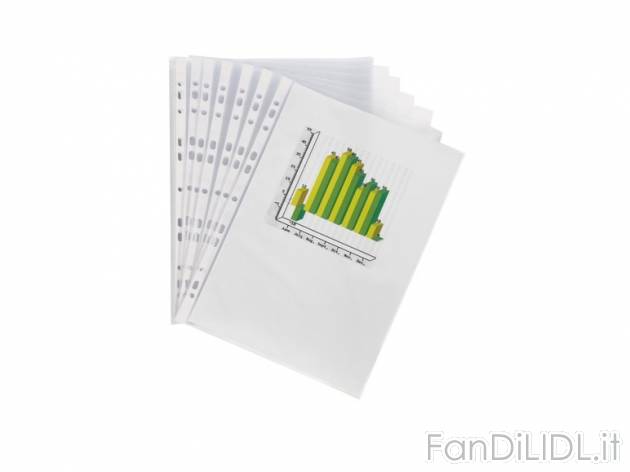 Buste trasparenti A4 United Office, prezzo 2,99 &#8364; per Alla confezione ...