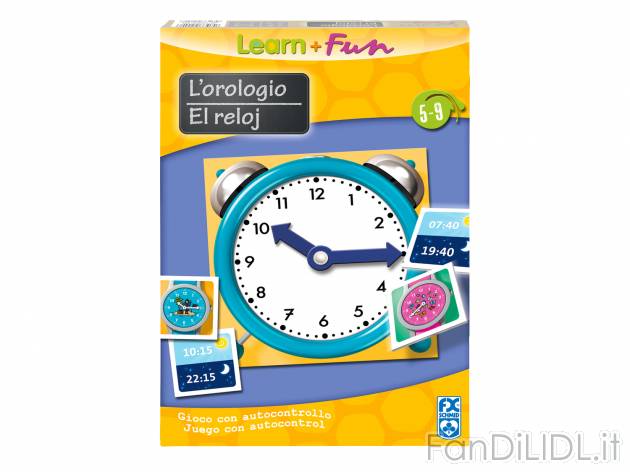 Gioco educativo , le prix 3.99 &#8364;  

Caratteristiche