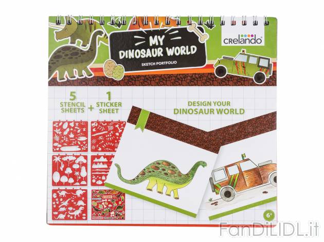 Libro con sagome da disegno Crelando, le prix 3.99 &#8364; 
- 1 blocco per ...