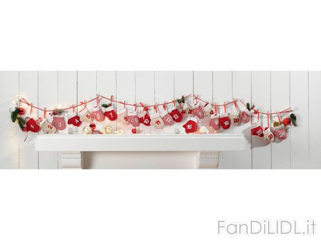 Calendario dellAvvento Melinera, le prix 5.99 &#8364; 
- Con 24 mollette in ...