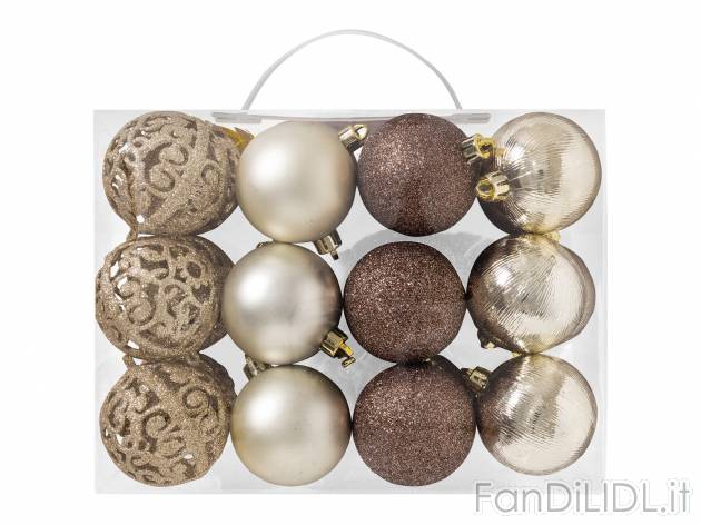 Palline natalizie Melinera, le prix 6.99 &#8364; 
24 pezzi 
- &Oslash; 6 ...