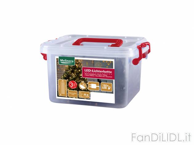 Catena luminosa LED Melinera, le prix 9.99 &#8364; 
- Per ambienti interni ed ...