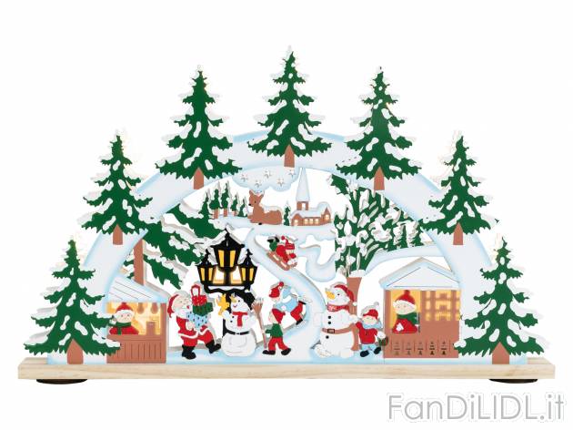 Paesaggi natalizi a LED Melinera, le prix 12.99 &#8364; 
- Funzionamento a batteria
- ...