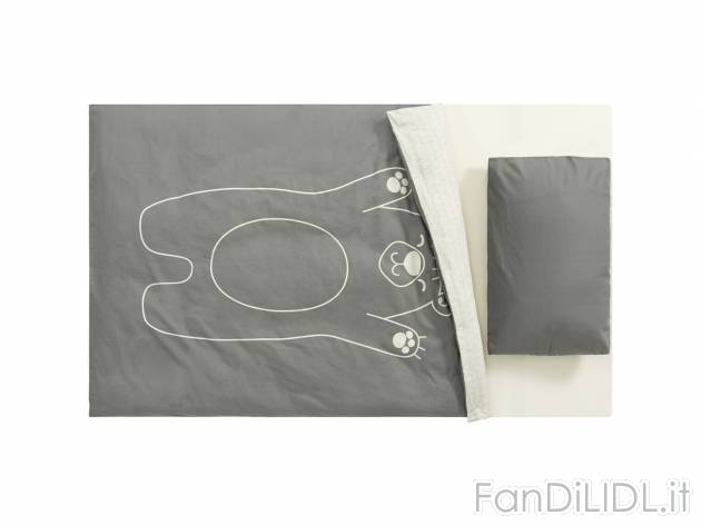 Parure copripiumino per lettino Lupilu, le prix 9.99 &#8364; 
3 pezzi 
- In ...
