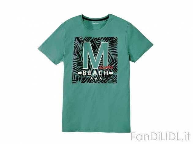 T-shirt da uomo Livergy, prezzo 4,99 &#8364; per Alla confezione 
- Piacevole ...