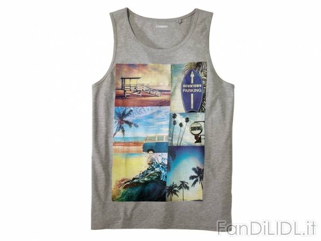 Canotta da uomo Livergy, prezzo 3,99 &#8364; per Alla confezione 
- Piacevole ...