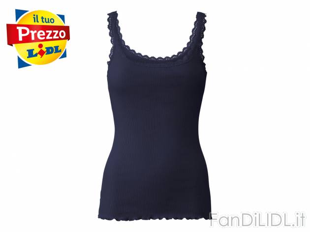 Canotta da donna con pizzo Esmara Lingerie, prezzo 7.99 &#8364; 
3 pezzi, Misure: ...