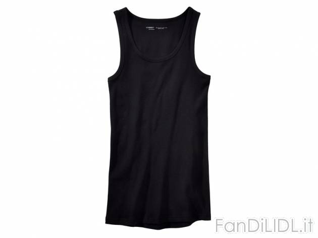 Canotta da uomo Livergy, prezzo 7,99 &#8364; per Alla confezione 
- Piacevole ...