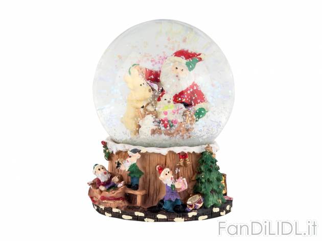 Palla di neve con carillon Melinera, prezzo 9.99 &#8364; 
- Con melodia natalizia
Caratteristiche
 ...