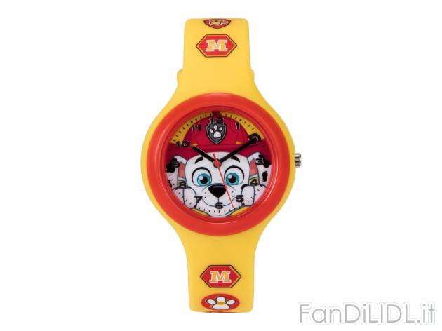 Orologio da polso per bambini &quot;Frozen, Paw Patrol, Cars, Sam il pompiere&quot; ...