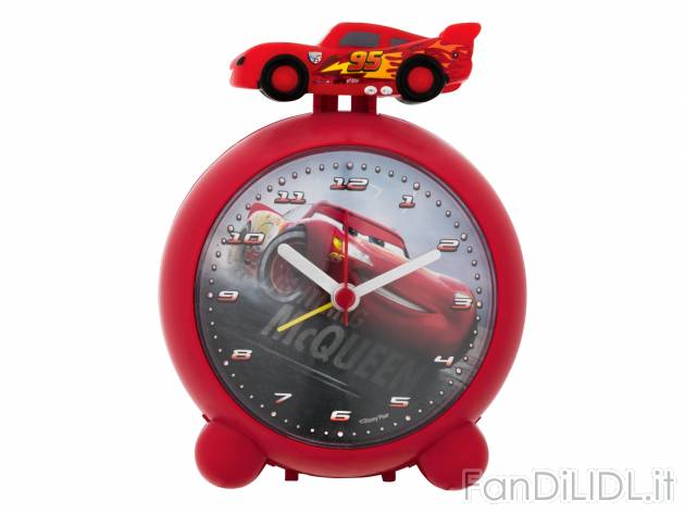 Sveglia per bambini &quot;Cars, Sam il pompiere, Frozen, Paw Patrol&quot; ...