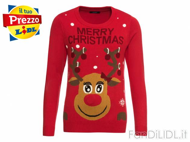Pullover natalizio da donna Esmara, prezzo 9.99 € 
Misure: S-L
Taglie disponibili

Caratteristiche

- ...
