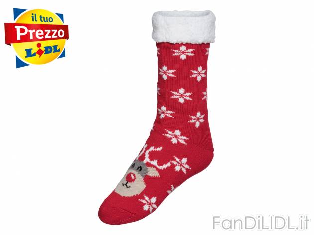 Calze antiscivolo natalizie da donna Esmara, prezzo 3.99 € 
Misure: 35-42
Taglie ...