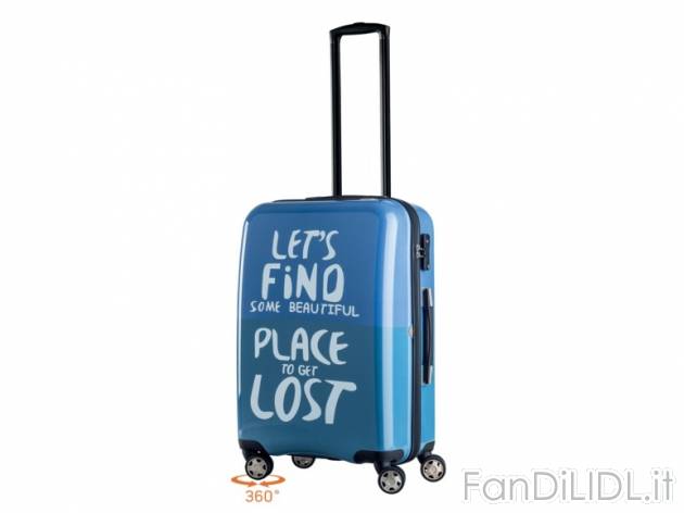 Trolley da viaggio in policarbonato , prezzo 49,99 &#8364; per Alla confezione ...