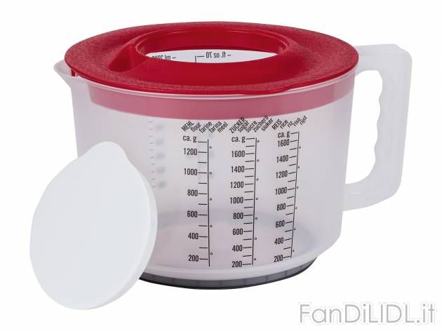 Caraffa graduata o recipiente per frullatore con coperchio Ernesto, prezzo 2.99 ...