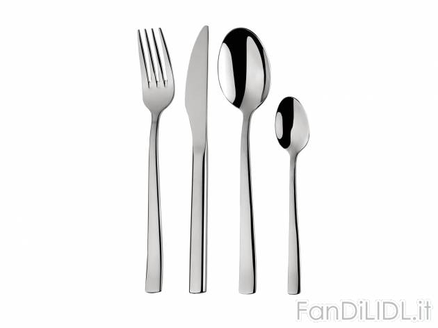 Servizio di posate Ernesto, prezzo 17.99 € 
24 pezzi 
- Composto da 6 forchette, ...