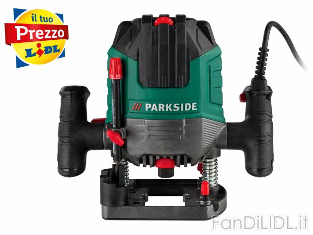 Fresatrice verticale Parkside, prezzo 29.99 € 
- Selezione rapida della profondità ...