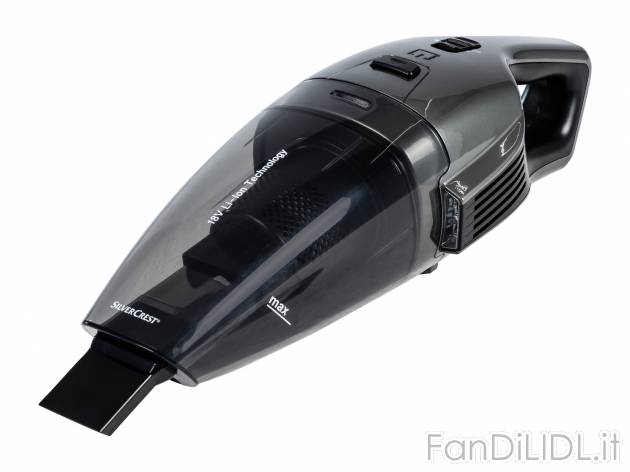 Mini aspirapolvere-liquidi ricaricabile Silvercrest, prezzo 39.99 € 
- Con spazzola ...