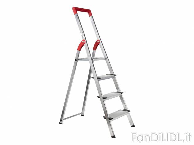 Scala in alluminio XXL Hailo, prezzo 39.99 € 
- Altezza scala: 161 cm
Caratteristiche

- ...