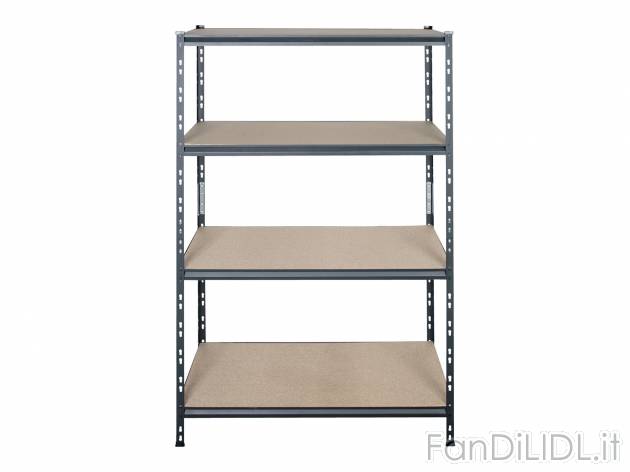 Scaffale in metallo con 4 ripiani Powerfix, prezzo 39.99 € 
- Montaggio senza ...