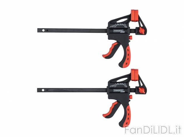 Set morsetti rapidi Powerfix, prezzo 9.99 € 
2 o 4 pezzi 
- Forza di tensione ...