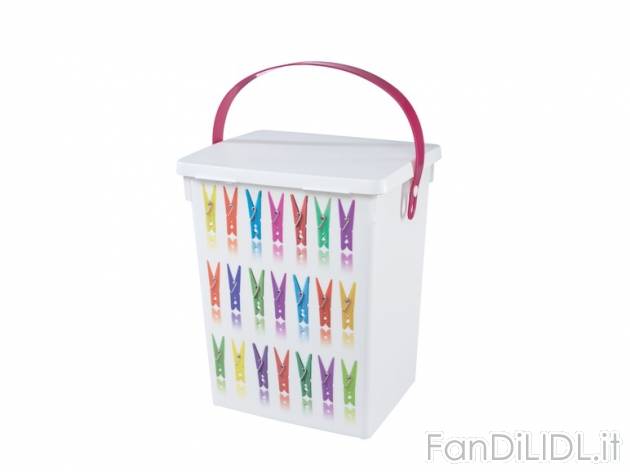 Cestino multiuso con coperchio Ordex, prezzo 2,49 &#8364; per Alla confezione ...