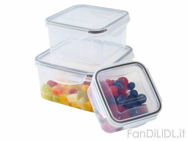 Set contenitori salvafreschezza con chiusura ermetica Ernesto, prezzo 3,99 &#8364; ...