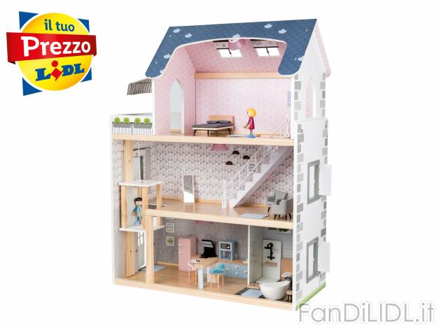 Casa delle bambole in legno Playtive Junior, prezzo 59.00 &#8364; 
- Et&agrave; ...