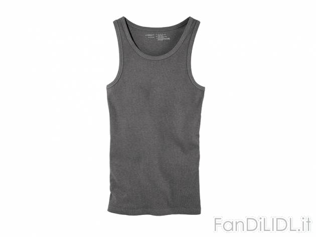 Canotta da uomo Livergy, prezzo 3,99 &#8364; per Alla confezione 
- Piacevole ...