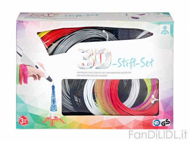 Set penna 3D , prezzo 24.99 &#8364; 
10 in 1 
- Ideale per realizzare regali, ...