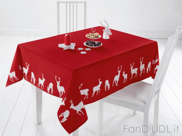 Tovaglia natalizia Meradiso, prezzo 7.99 &#8364; 
130x160 cm o Ø 160 cm 
- ...
