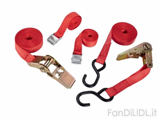 Set cinghie tiranti Powerfix, prezzo 7,99 &#8364; per Al set 
- 2 cinghie tiranti ...