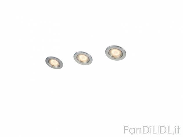 Set faretti LED da incasso , prezzo 14,99 &#8364; per Alla confezione 
- Attacco ...
