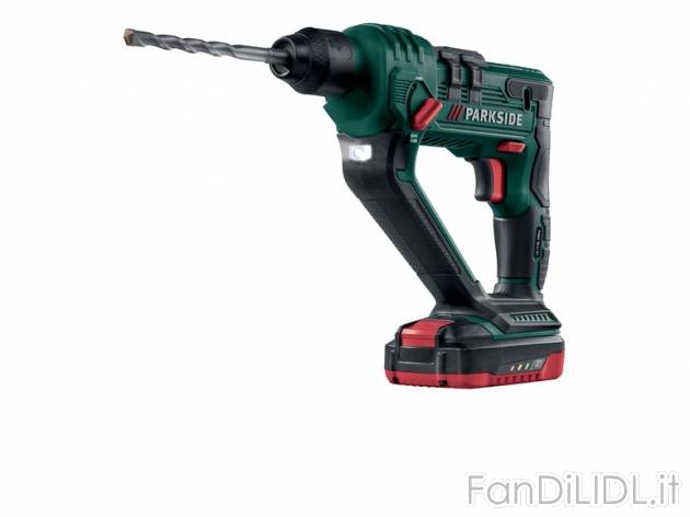Trapano battente ricaricabile Parkside, prezzo 59,99 &#8364; per Alla confezione ...