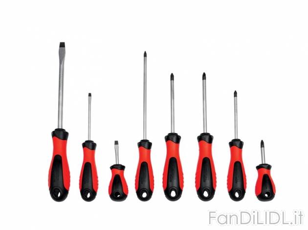Set cacciaviti Powerfix, prezzo 4,99 &#8364; per Alla confezione 
- In acciaio ...
