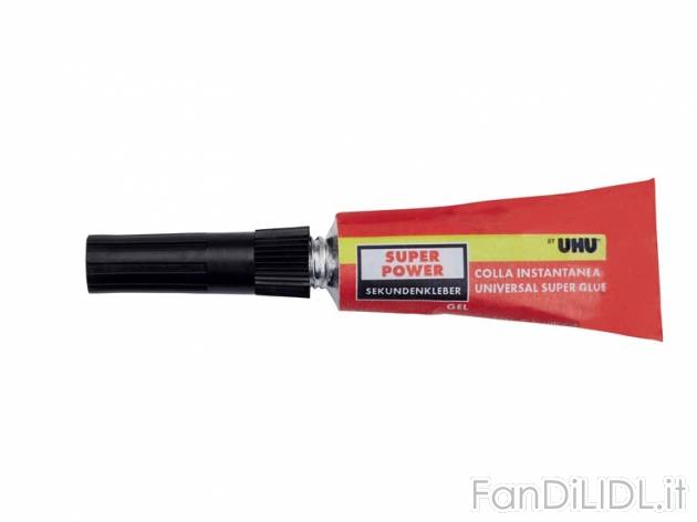 Colla istantanea liquida o gel , prezzo 1,99 &#8364; per Alla confezione 
- ...