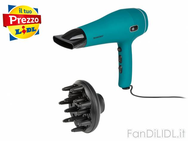 Asciugacapelli Silvercrest Personal Care, prezzo 14.99 € 
- Tecnologia agli ioni
- ...