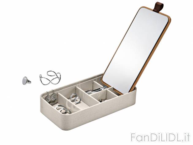 Cofanetto portagioie Miomare, prezzo 7.99 € 
- Rettangolare: 12 x 4,5 x 24 cm ...