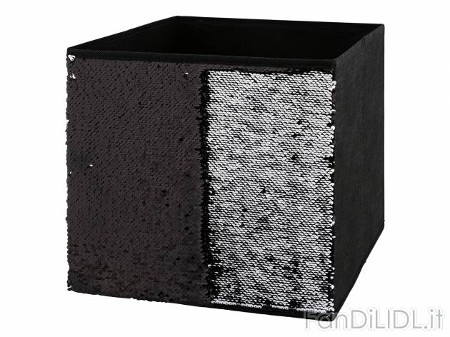 Scatola portaoggetti Melinera, prezzo 4.99 € 
- Con paillettes double-face
- ...