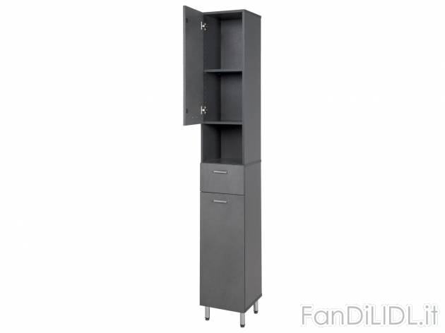 Armadietto a colonna da bagno Livarno Living, prezzo 79.00 € 
- Ripiani regolabili ...