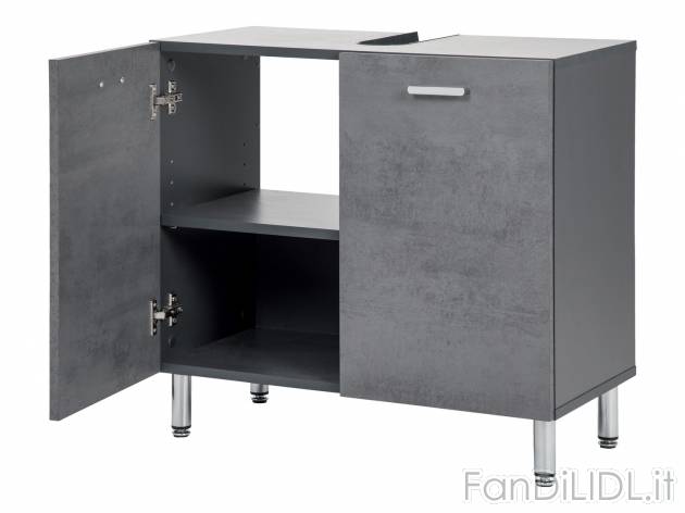 Mobiletto sottolavabo Livarno Living, prezzo 59.00 € 
- Piano d&#039;appoggio ...