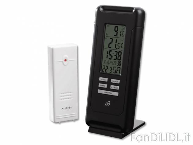 Stazione meteorologica radiocontrollata Auriol, prezzo 9,99 &#8364; 
- Indicazione ...