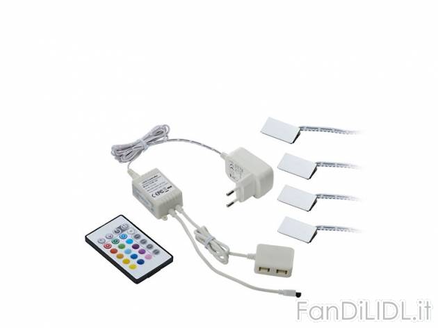 Illuminazione a LED per ripiani in vetro Livarno Lux, prezzo 12,99 &#8364; 
- ...